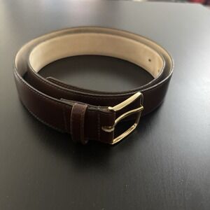 Surrey by‎ Swank Brown Genuine Leather Dress Belt - Men's Size 34/85
